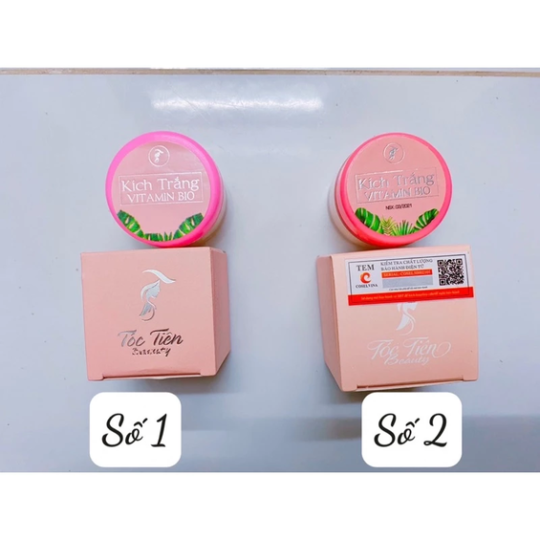 Cốt kích trắng B10 có hộp đựng + viên cấy trắng