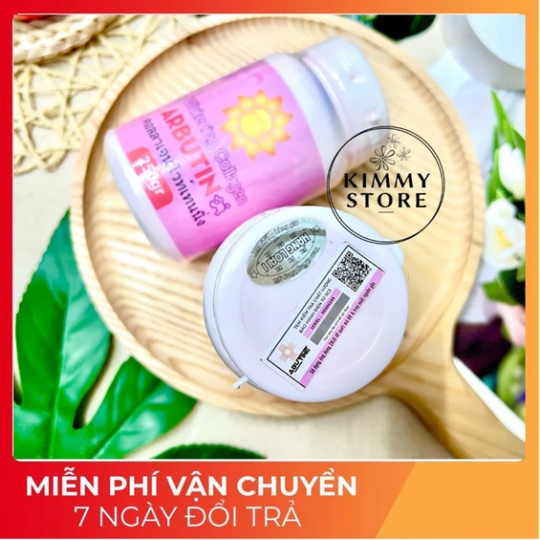 Lẻ hộp 200g kem kích trắng arbutin 3C3 hồng