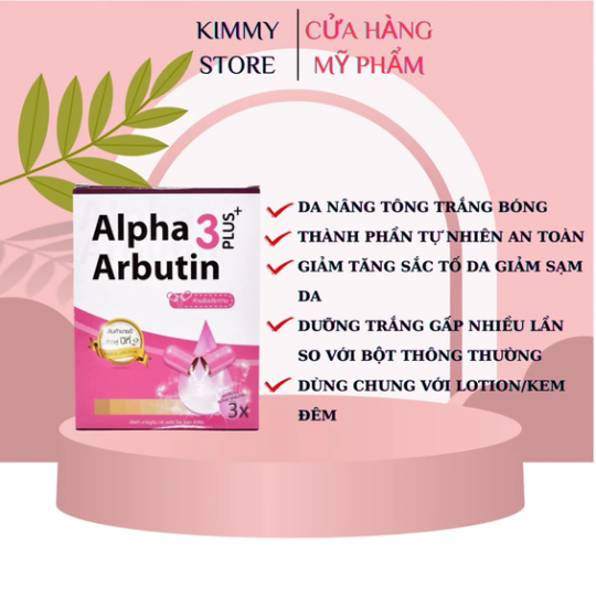 10 Viên cấy trắng alpha arbutin 3plus thái lan kích trắng
