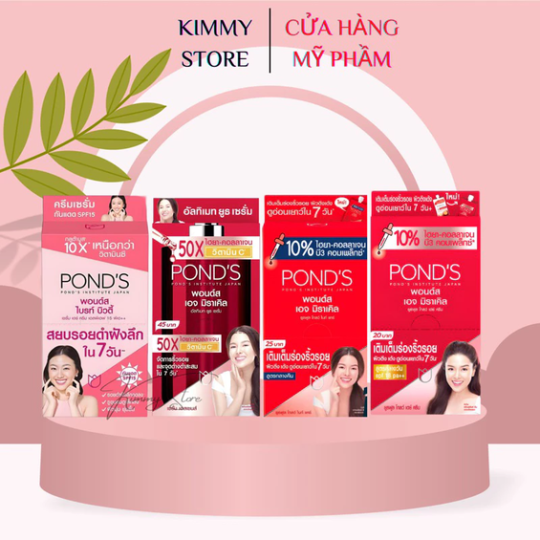 Sỉ 1 hộp 6 gói pond’s thái hồng xịn