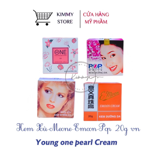 Lẻ hộp kem MeOne - Pop - Emoon - xù lớn 20gram thiện châu