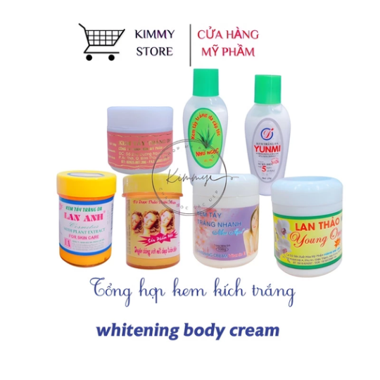 Lẻ hộp 100g tẩy kích trắng nhiều mẫu