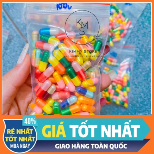 Combo 1 túi zip 100 viên cấy kích trắng