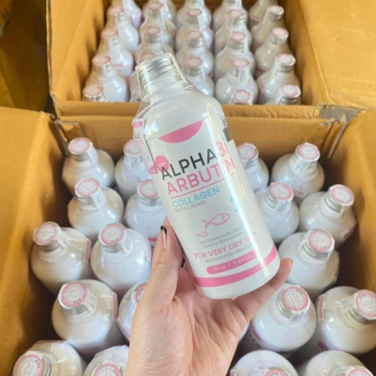 Sữa tắm dưỡng trắng da alpha arbutin Thái lan 350ml