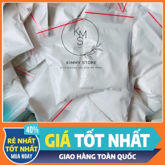 Lẻ 1 túi zip 50g bột tẩy kích trắng màu trắng