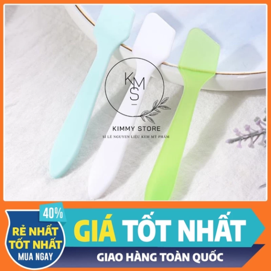 Lẻ 1 cái muỗng nhựa múc kem mini nhiều màu