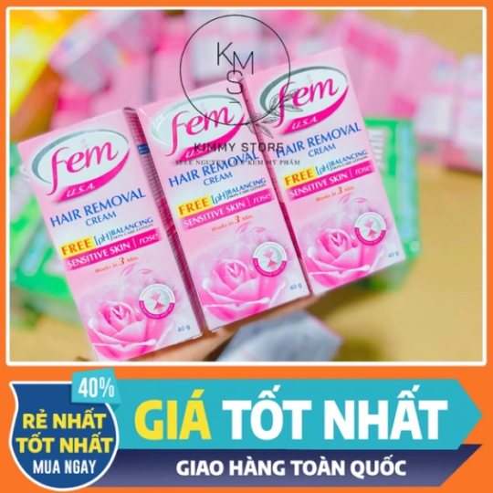 Tẩy lông Fem thái hộp 40g chuẩn
