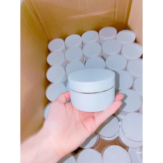 Hủ nhựa đựng kem 100g màu trắng