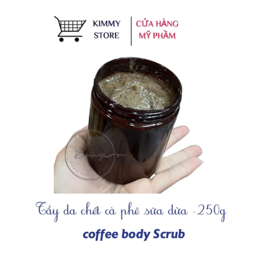Tẩy da chết cà phê nhà làm 250g