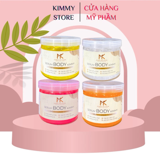 Lẻ hộp 500g serum body Kimmy kích tẩy - whitening body serum