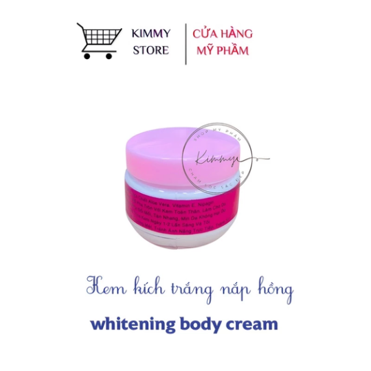 Lẻ hộp kem kích trắng nắp màu hồng