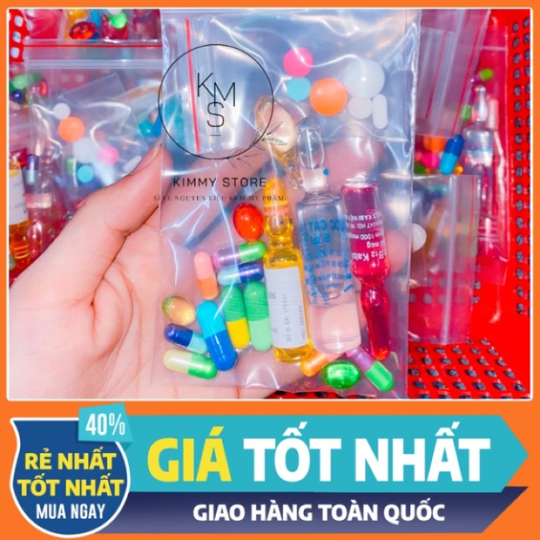 Combo set viên kích tẩy cấy trắng 20 viên và 3 ống