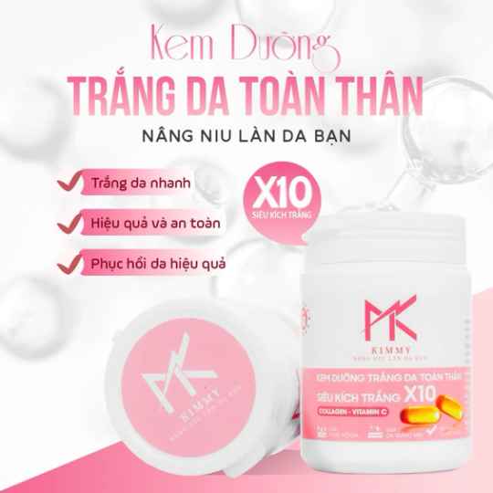 kích trắng abutine 3C3 màu hồng dạng kem lẻ hộp 200g