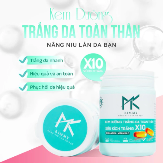 kích trắng abutine 3C3 màu hồng dạng kem lẻ hộp 200g