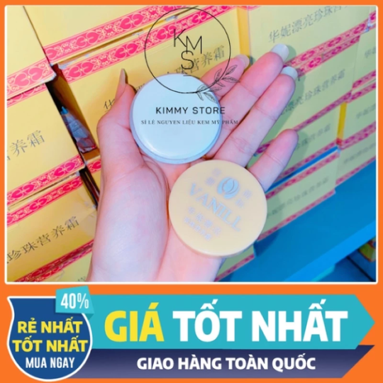 Lẻ 1 hộp kem dưỡng trắng da 12 cái cô gái nhật vanill