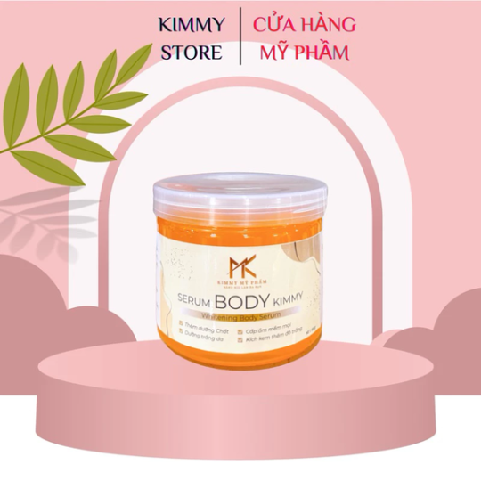 Lẻ hộp 500g serum body Kimmy kích tẩy - whitening body serum