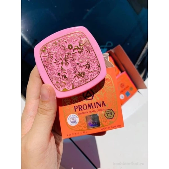 01 hộp kem dưỡng trắng da sâm PROMINA thái lan 11g