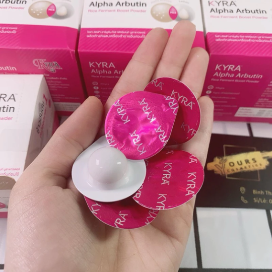 Túi 10 viên cấy trắng alpha Arbutin 3 plus UV