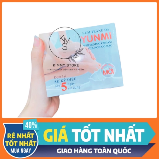 Lẻ 1 hộp 25g kích trắng yunmi hương sữa non hàng cty
