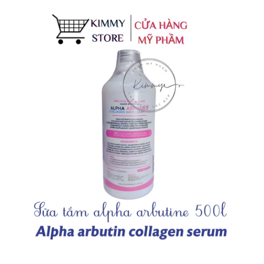Sữa tắm dưỡng trắng da alpha arbutin Thái lan 350ml