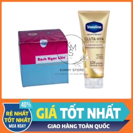 Bộ kem tẩy bạch ngọc liên xanh