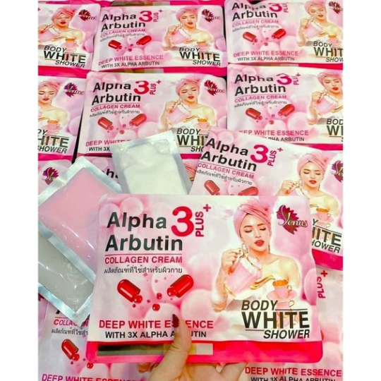 Bộ Ủ trắng body alpha arbutin collagen Cream 3plus