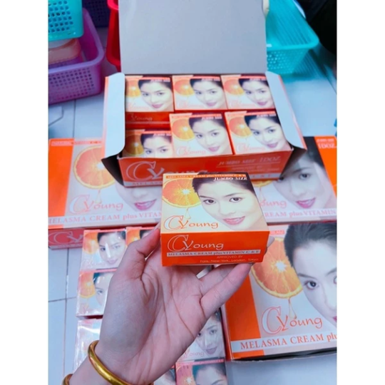Lẻ hộp Kem Cyoung cam lớn 20g chuẩn thái