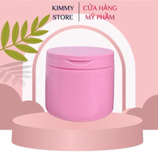 Hủ nhựa đựng kem 500g nắp bật nhựa cao cấp có seal bên trong