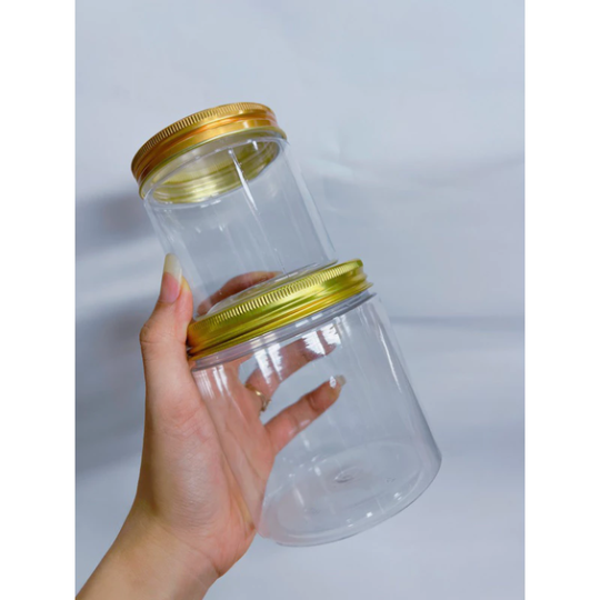 Hủ đựng kem 500g trong suốt