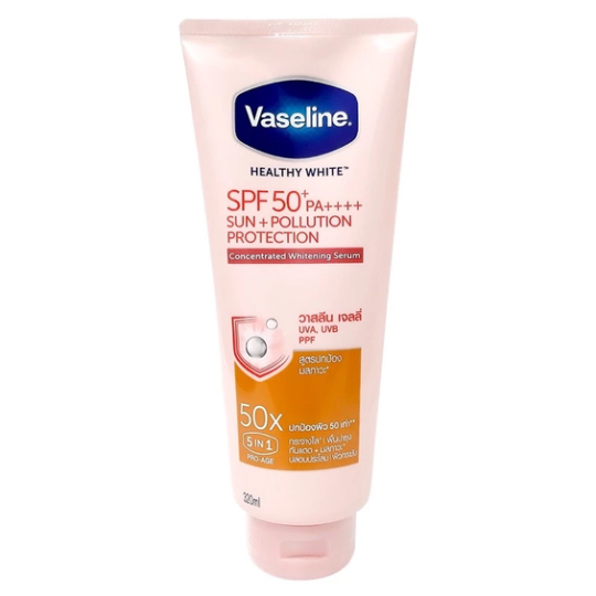 Vaseline 50X lẻ 1 chai 320ml chính hãng