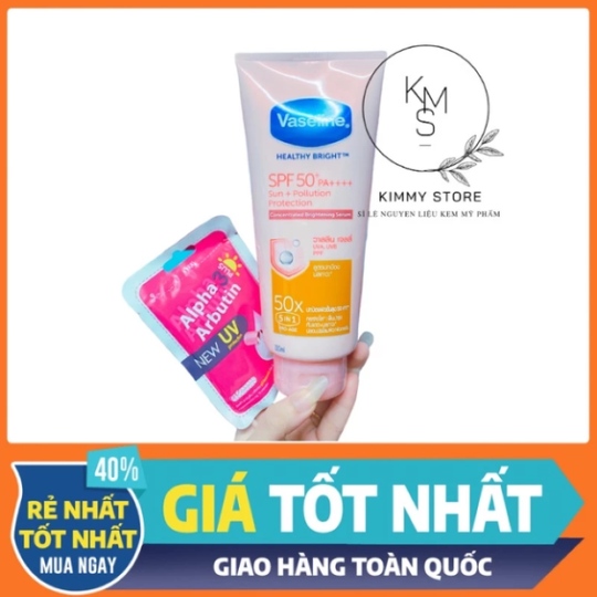 Vaseline 50X lẻ 1 chai 320ml chính hãng