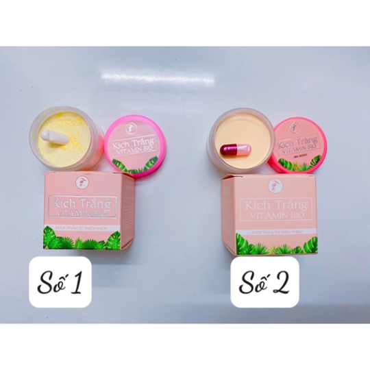 Cốt kích trắng B10 có hộp đựng + viên cấy trắng
