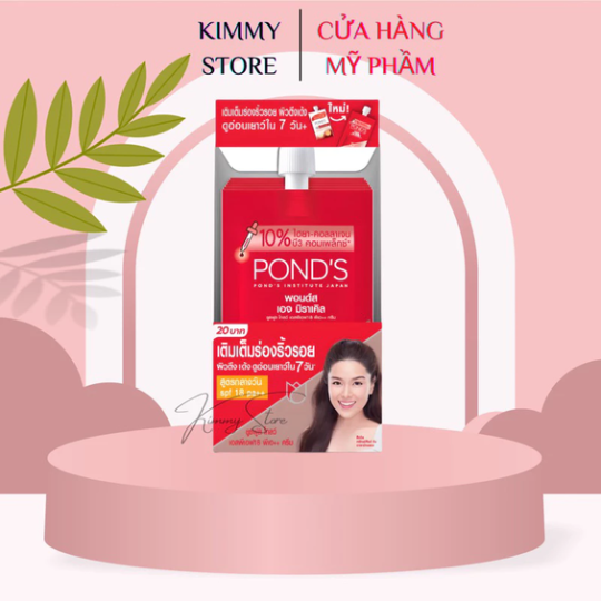 Sỉ 1 hộp 6 gói pond’s thái hồng xịn