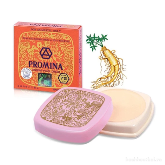 01 hộp kem dưỡng trắng da sâm PROMINA thái lan 11g