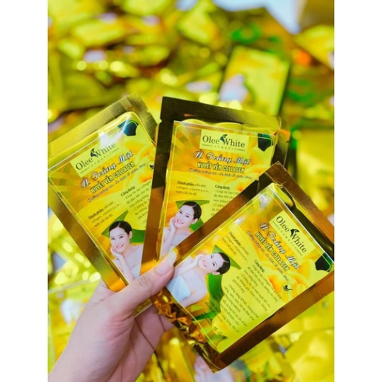 Mặt nạ ủ trắng huyết yến collagen