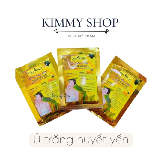 Mặt nạ ủ trắng huyết yến collagen