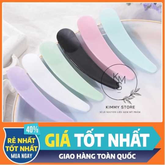Muỗng que nhựa múc lấy kem mini nhiều màu