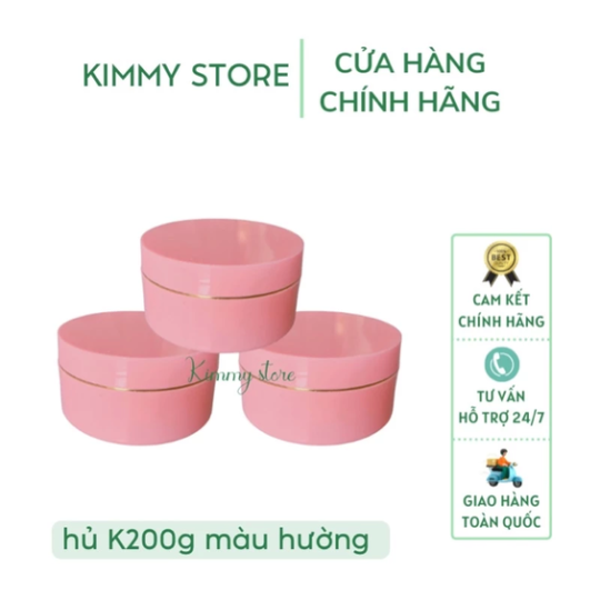 Lẻ hủ nhựa đựng kem 200g màu đen