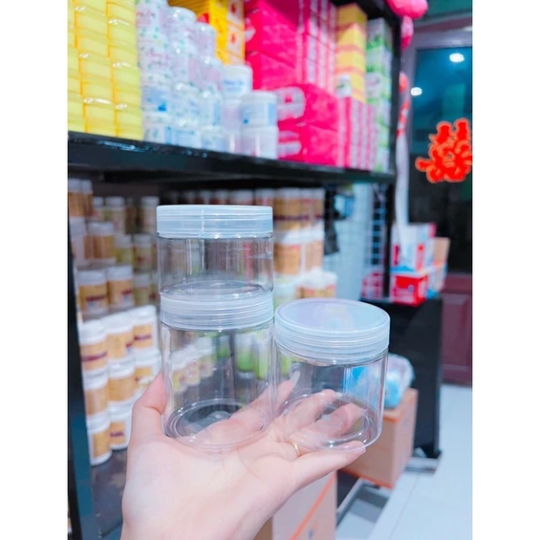 Hủ đựng kem 500g trong suốt