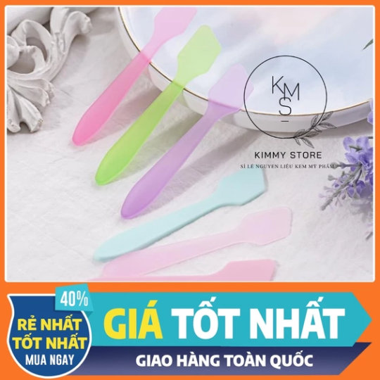 Lẻ 1 cái muỗng nhựa múc kem mini nhiều màu