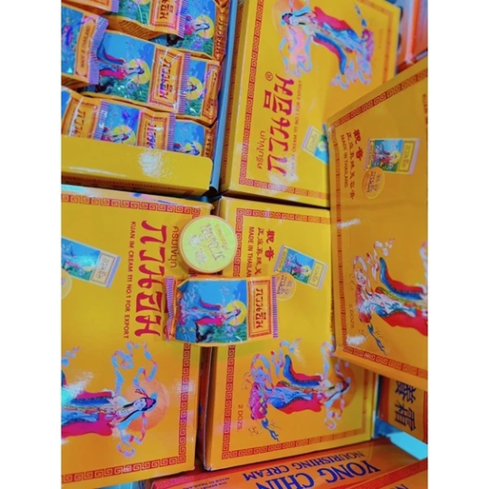01 hộp kem dưỡng trắng da sâm cô tiên vàng Kua Im Thái Lan
