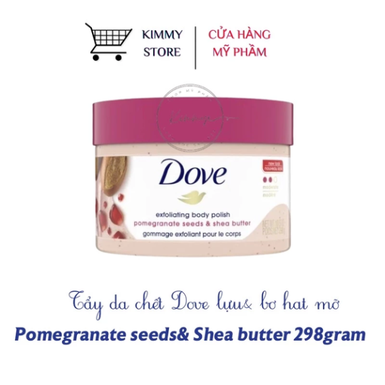 Tẩy da chết toàn thân Dove Exfoliating Body Polish bản mỹ 298gram