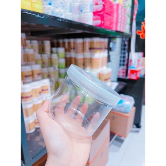 Hủ đựng kem 500g trong suốt