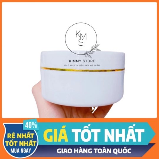 Lẻ hủ nhựa đựng kem 200g màu đen