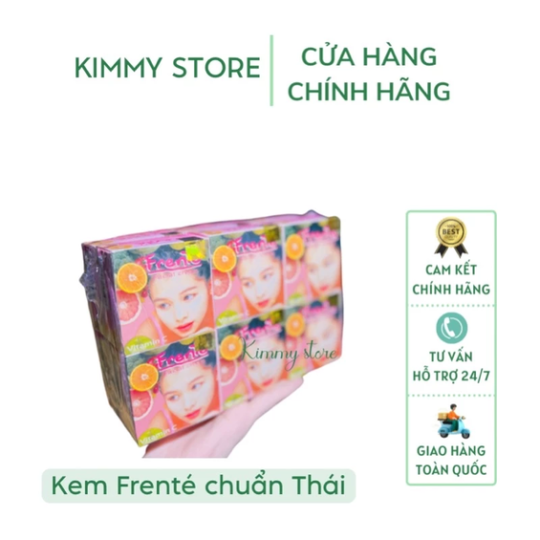 Sỉ lố 12 hộp kem trắng da Frente trái cây chuẩn thái 5g