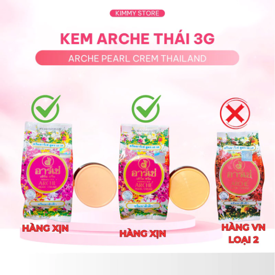 Lẻ kem dưỡng trắng da Arche thái ( ac thái )
