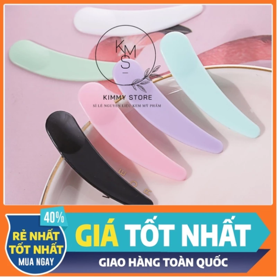 Lẻ 1 cái muỗng nhựa múc kem mini nhiều màu
