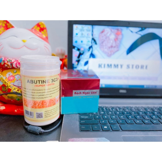 Combo kem dưỡng trắng da bạch ngọc liên + Abutine 3c3 lớn 500g