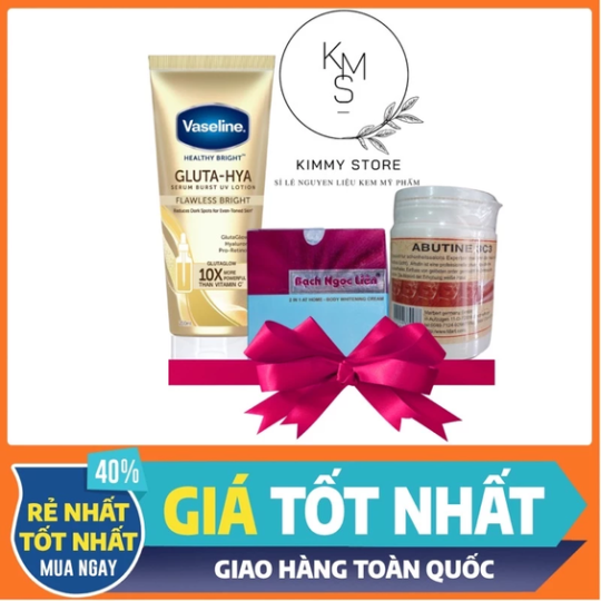 Bộ kem tẩy bạch ngọc liên xanh
