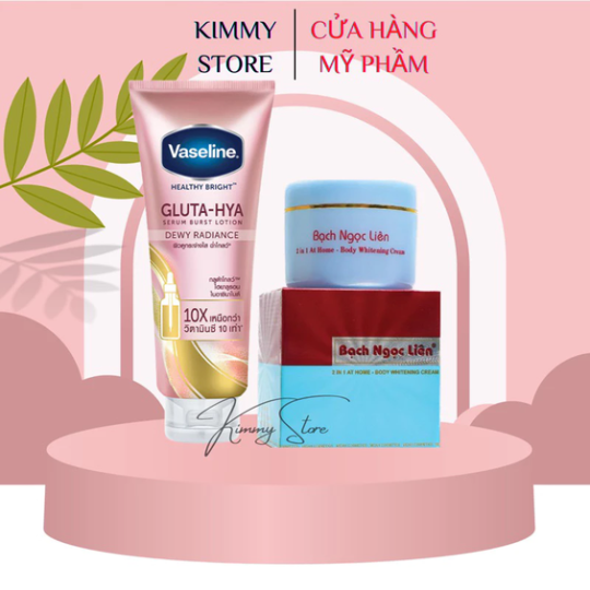 Combo kem bạch ngọc liên tẩy mạnh